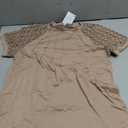 ATHMILE Womens Tops Dressy Casual Tee Shirts Summer Blouses Fashion Spring Top Khaki, XXL