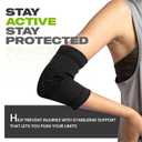 AVALANCHE Elbow Brace to Support Tendonitis, Joint, Golfers Elbow, & Tennis Elbow Relief & Recovery - Elbow Support Compression Sleeve (X-Large)