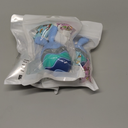 Easter Egg Bunny Baby Teether for Easter Basket Stuffers, Rabbit Egg Rattle Toy Teething for Easter Basket Essentials Infant Boys & Girls First Gifts with 2 Packs Easter Egg Pacifier Clip, 3 Months+ Pack of 3