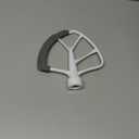 6 Quart Flex Edge Beater for KitchenAid Bowl-Lift Stand Mixers, Paddle Attachment Mixer Accessory