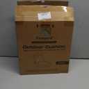 Favoyard Outdoor Seat Cushion Set 19 x 19 Inch Waterproof & Fade Resistant Patio Furniture Cushions with Removable Cover Deep Seat & Back Cushion with Handle and Adjustable Straps for Chair Sofa Couch (Blue)