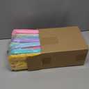 Sweetude 10 Pieces Nylon Makeup Bag Cosmetic Bags for Women Reusable Makeup Organizer Bag Cosmetic Travel Bag Big Capacity Toiletry Travel Organizer with Zipper (Macaron Color)