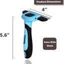 Gonicc PDT- 1001 Professional Pet De Shedding comb Tool Blue