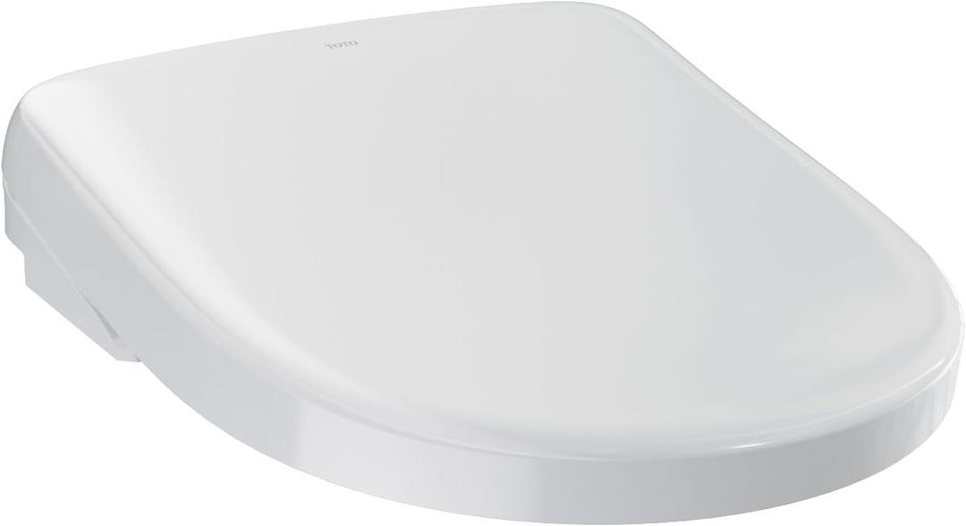 TOTO® S7 WASHLET® Electronic Bidet Toilet Seat with EWATER+® Bowl and Wand Cleaning and Classic Lid, Round, Cotton White - SW4725#01