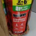 Brawny Tear-A-Square 3-Ply Paper Towels, 8 Triple Rolls = 24 Regular Rolls, Strong, Absorbent, and Durable with 3 Sheet Sizes (Quarter, Half, Full)