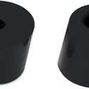 TopPerfekt 18 Round Rubber Feet with 304 Stainless Steel Screws and Stainless Steel Washer 0.59 x 0.75(HD), Not Slip, Non Marking, Perfect Grips for Furniture, Electronics and Appliances (18 Pieces * D19*16*H15mm)