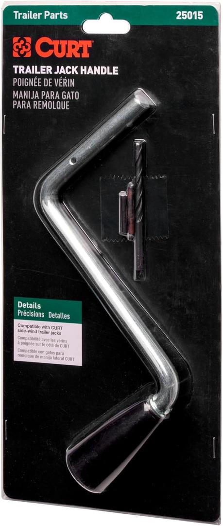 CURT 25015 Replacement Side-Wind Trailer Jack Handle