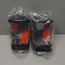 Commercial Soap Dispenser Wall Mount for Bathroom (2-Pack), Wall Mounted Hand Soap/Sanitizer Dispenser for Home or Business (Black), by EnBath