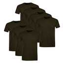 Hanes Mens Cotton, Moisture-wicking Crew Tee Undershirts, Multi-packs T-Shirt, Black - 3Pack, Large US