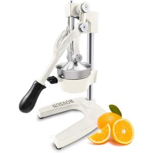 ROVSUN Commercial Grade Citrus Juicer Hand Press Manual Fruit Juicer Juice Squeezer Citrus Orange Lemon Pomegranate (White)