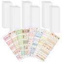 Crtiin 120 Pcs Washi Tape Cards Organizer with Storage Box Portable Washi Tape Holder & Display Board for Scrapbooking, Journaling, DIY Crafts, Travel (5.9 x 2 Inch)