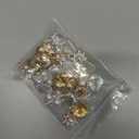 20 PCS Pearl Flower Buttons, Fancy Rhinestone Buttons, Flower Brooch for Jewelry Making Sewing DIY Clothing Bags Shoes Decoration