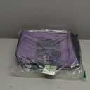 LUXJA 2 Layers Medicine Bag with Detachable Divider, Pill Bottle Organizer Suitable for Home or Travel Use, Purple