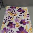 Purple Floral Hand Towels Bathroom Soft Absorbent Purple Flower Decorative Bath Towels Set for Bathroom Gym Spa Home Farmhouse Housewarming Gifts for Women Girls Set of 2, 14"x28"