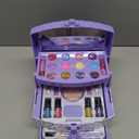 PERRYHOME Kids Makeup Set for Girl 56 Pcs Washable Real Cosmetic, Non-Toxic Frozen Toys Toddler Makeup Kit, 2026 New CPF Sustainable Materials Birthday Gift for 3 4 5 6 7 8 9 10 11 12 Year Old Girls