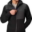 Men's 100% Merino Fleece Jacket By Woolly | RWS Certified | Soft Weather-Ready Warmth, Seattle Designed (Medium, Black)