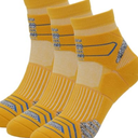 ASTRALUX Running Socks 3 Pairs Cushioned Anti-Blister Athletic Basketball Hicking Socks. One Size