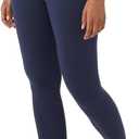 32 Degrees Women's Cozy Heat Base Layer High Waist Legging - Lightweight Long Johns for Cold Weather Layering (S)