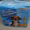 Bestle Male Dog Wrap, Disposable Dog Diapers, 40 Count, M (Waist 19.7”23.6”), Wetness Indicator, Ultra Protection, Leak Proof, Super Absorbent, Soft