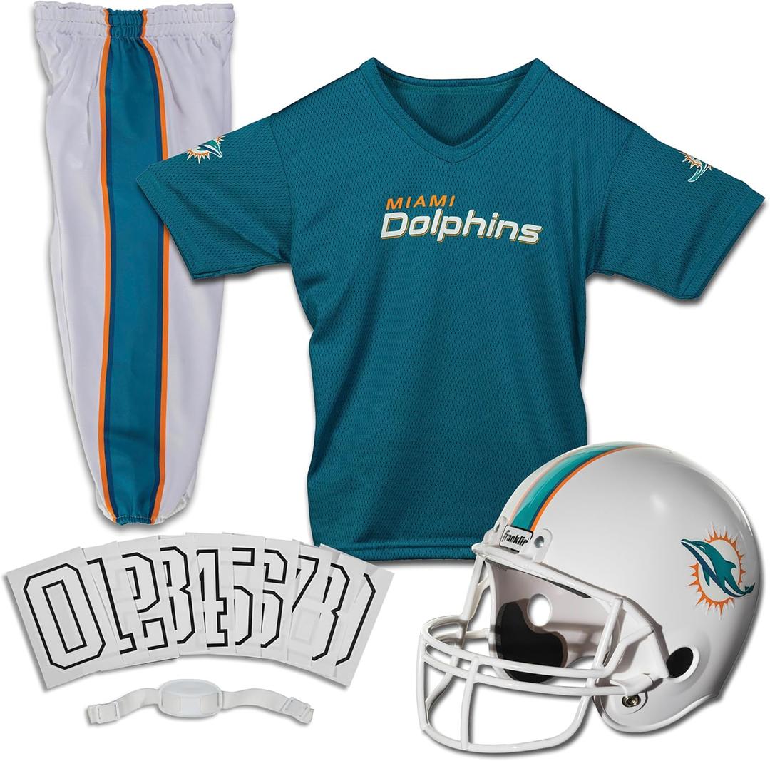 Franklin Sports NFL Kids Football Uniform Costume - Helmet, Jersey + Pants, Large