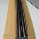 Heavy Duty Non- Adjustable 72 In/6Ft Curtain Rods for Windows, Matte Black