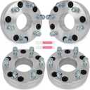 SCITOO 4Pcs 5x4.5 to 6x5.5 Wheel Adapters 2 inch Bore 74mm Studs 12x1.5 5 Lug Wheel Spacers No Hubcentric Fit for Hyundai Tucson 2005-2021,for Honda Civic 1973-2021