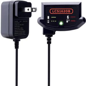 Lasica Compatible with Black and Decker 20V Lithium Battery Charger LCS1620B Compatible with Black & Decker 20 Volt Max Lithium Battery LBXR20 LBXR2020-OPE LB2X3020 LB2X4020 LBX4020 90590282 BDCAC202B