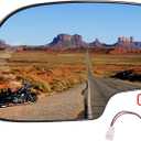 Nakuuly Driver Side Heated Mirror Glass Compatible with 2003-2007 Chevy Silverado Suburban Tahoe GMC Sierra Yukon 1500 Cadillac Escalade Arrow signal Exterior Left Mirror Replace # 88944391