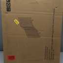 Unipaws 24" H Free Standing Pet Gate for Cat, Wooden Gates for Doorway, Stairs, Foldable Pet Fence for House, Expandable Barrier, Indoor Use, Espresso