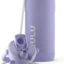 ZULU Goals Vacuum Insulated Large Capacity Stainless Steel Water Bottle | Reusable Jug Thermoses with Carry Handle | Leak-Proof Lid | Perfect for Travel, Workout, Gym, Hiking, Camping | 64oz, 101oz