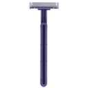 McKesson Disposable Razors [100 Count]  Twin Blade Bulk Shaving Razors for Men & Women, Stainless Steel, Blue, Single-Use for Medical Clinics, Tattoo, Travel, Camping & Salon Care