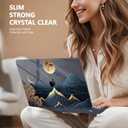 May Chen Compatible with MacBook Air 13 inch Release 2021 2020 2019 2018 (Models: M1 A2337/A2179/A1932), Plastic Hard Shell Case for MacBook Air 13 with Retina Display & Touch ID, Starry Mountain