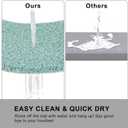 Nonslip Bathtub Mat, Anti Slip Bath Mat 0.6" Extra Thick, Quick Dry Bath Tub Anti Slip Shower Mat, Loofah Non-Slip Bath Mat for Tub Bathroom Pool Kitchen Entryway Home Hotel(Blue 24x27)