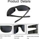 3 Pairs Bifocal Sunglasses for Men and Women, Half Rim Outdoor UV Protection Reader Glasses