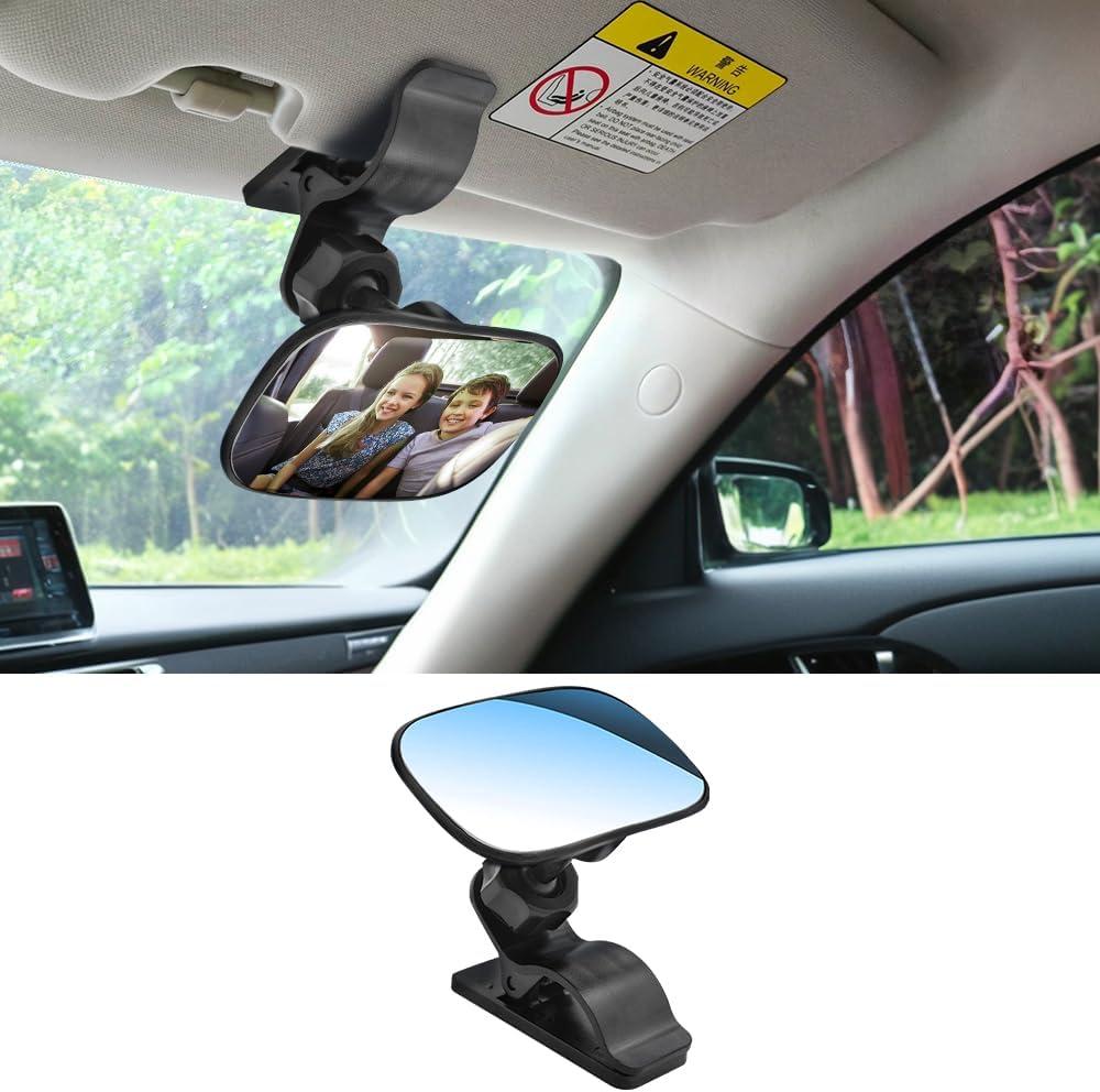 Baby Car Mirror, Car Seat Mirror For Baby Rear Facing, 360° Rotation For Viewing Rear Passengers, Suitable For Most Cars, SUVs, Trucks, Etc
