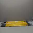 Rubbermaid Commercial Hygen Quick Connect Handle - 72" Length - Yellow - Aluminum - 6 / Carton