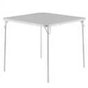 VECELO 34'' Folding Table with Soft Padded Tabletop, Portable Multifunctional for Indoor/ Outdoor, Home, Parties, Picnics, and Games