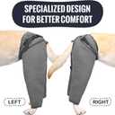 Dog Recovery Sleeve for Hind Leg, Adjustable Buckled Dog Recovery Suit as Cone Collar Alternative, Thick Rear Leg Sleeve to Prevent Licking Wound for Dogs, S