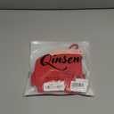 QINSEN Women's Spaghetti Strap Tank Tops Adjustable Cute Camisole Going Out Crop Tops Summer Clothes Red S