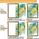 12x16 Frame Deep Brown with 10x14 Mat, for 30 x 40cm Diamond Art Painting, Display Picture 10 x 14 with Mat or 12 x 16 without Mat, Wood Large 12x16 Picture Frame for Wall Hanging, Deep Brown, 1 Pack