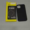 JETech Silicone Case for iPhone 13 6.1-Inch, Silky-Soft Touch Full-Body Protective Phone Case, Shockproof Cover with Microfiber Lining (Black)