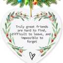 Friend Gifts for Women, Jocidea Christmas Ornaments for Friend Gift for Your Friend Thinking of You Gifts for Best Friend Friendship Gifts for Women Friends Bridesmaid Gifts - Friend Xmas Gifts