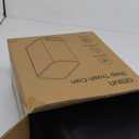 Cesun Small Bathroom Trash Can with Lid Soft Close, Step Pedal, 5 Liter / 1.3 Gallon Stainless Steel Garbage Can with Removable Inner Bucket, Waste Basket for Bathroom, Bedroom (Matte Black)