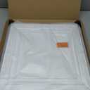 Art3d PVC Ceiling Tiles, 2'x2' Plastic Sheet in White (12-Pack)