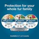 Seresto Large Dog Vet-Recommended Flea & Tick Treatment & Prevention Collar for Dogs Over 18 lbs. | 2-Pack