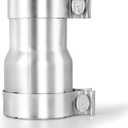 Peastorm 3 to 3.5 Inch Exhaust Adapter, 3" ID to 3.5" ID Exhaust Reducer Connector Pipe with Clamp