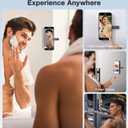 5 x Magnetic Suction Phone Mount for MagSafe Case, Silicone Suction Cup Stand Grip Holder, Designed for iPhone 16 Pro Max/15/14/13/12 Series, Hands-Free Selfie/Video for Content Creator/Influencer, Black