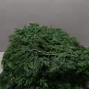 2 PCS 9 Ft Christmas Cedar Garlands, Artificial Cedar Pine Garland, Realistic Green Artificial Greenery Garland for Table, Mantle, Wall, Indoor, Outdoor Christmas Decorations (2, 9 FT)