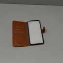 SUANPOT Design for iPhone 15 Plus 6.7" Kickstand Protective Wallet case with RFID Credit Card Holder,Flip Folio Book PU Leather Shockproof Cover Women Men for Apple 15Plus Phone case Light Brown