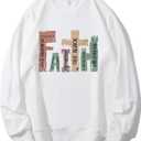 6 x 10pcs Jesus Iron On Decals Heat Transfer Patches for Clothing T-Shirts Backpack Faith Vinyl Stickers Design Heat Press Decal DIY Decoration Applique